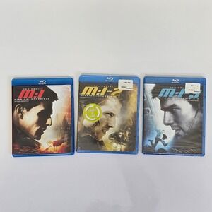Mission Impossible Trilogy‎ Blu-ray Set Tom Cruise Action Spy Movie Paramount